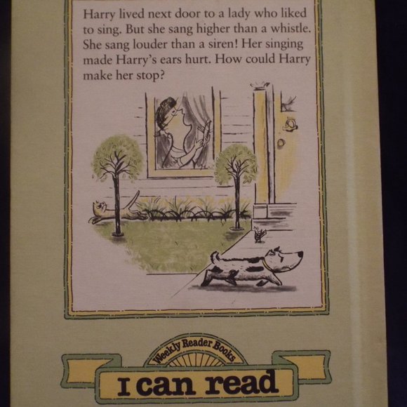 Vintage 1960 Harry and the Lady Next Door Hardcover Book by Gene Zion - Picture 4 of 4